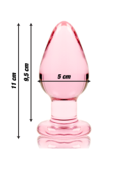 NEBULA SERIES BY IBIZA - MODELO 3 PLUG CRISTAL 11 CM -O- 5 CM