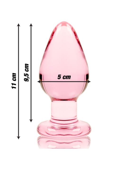 NEBULA SERIES BY IBIZA - MODELO 3 PLUG CRISTAL 11 CM -O- 5 CM
