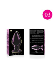 NEBULA SERIES BY IBIZA - MODELO 3 PLUG CRISTAL 11 CM -O- 5 CM