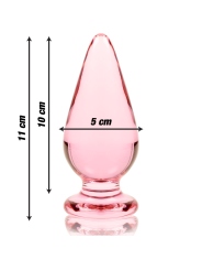 NEBULA SERIES BY IBIZA - MODELO 4 PLUG CRISTAL 11 CM -O- 5 CM