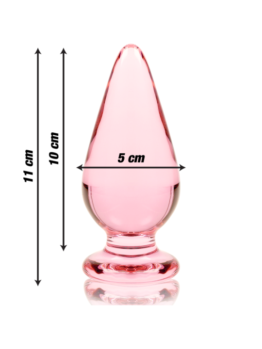 NEBULA SERIES BY IBIZA - MODELO 4 PLUG CRISTAL 11 CM -O- 5 CM