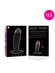 NEBULA SERIES BY IBIZA - MODELO 5 PLUG CRISTAL 12.5 CM -O- 3.5 CM