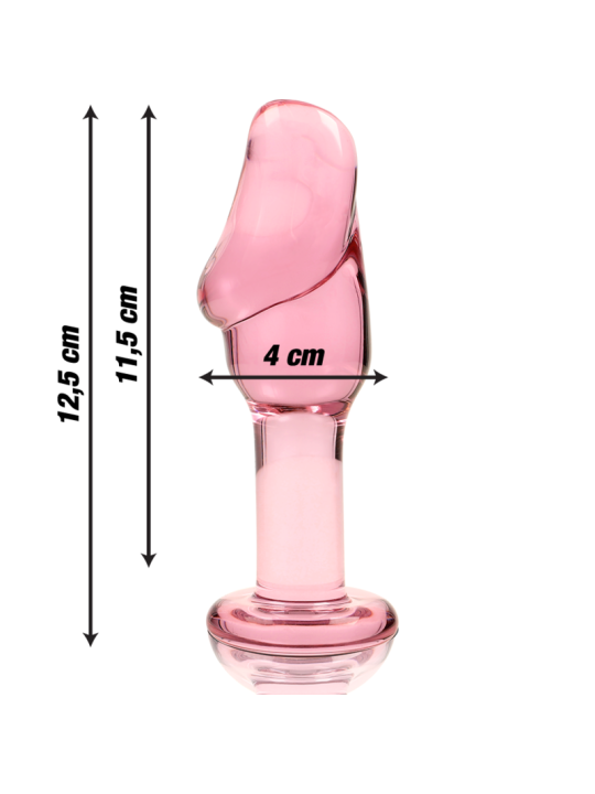 NEBULA SERIES BY IBIZA - MODELO 6 PLUG CRISTAL 12.5 CM -O- 4 CM