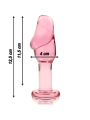 NEBULA SERIES BY IBIZA - MODELO 6 PLUG CRISTAL 12.5 CM -O- 4 CM
