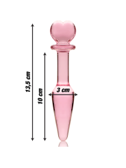 NEBULA SERIES BY IBIZA - MODELO 7 PLUG CRISTAL 13.5 CM -O- 3 CM