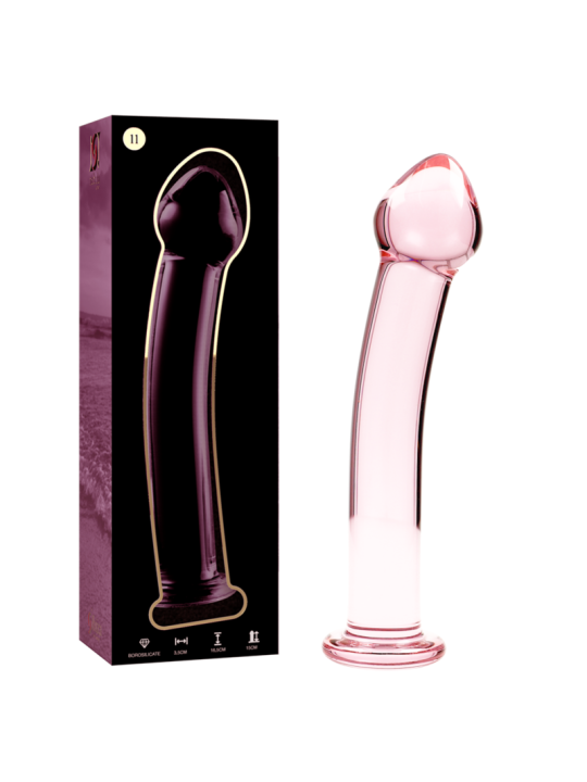 NEBULA SERIES BY IBIZA - MODELO 11 DILDO CRISTAL 16 CM -O- 3 CM