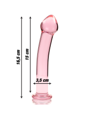 NEBULA SERIES BY IBIZA - MODELO 11 DILDO CRISTAL 16 CM -O- 3 CM