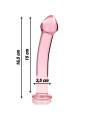 NEBULA SERIES BY IBIZA - MODELO 11 DILDO CRISTAL 16 CM -O- 3 CM