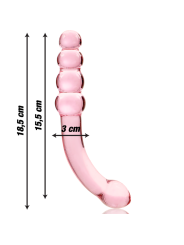 NEBULA SERIES BY IBIZA - MODELO 14 DILDO CRISTAL 18.5 CM -O- 3 CM