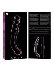 NEBULA SERIES BY IBIZA - MODELO 14 DILDO CRISTAL 18.5 CM -O- 3 CM