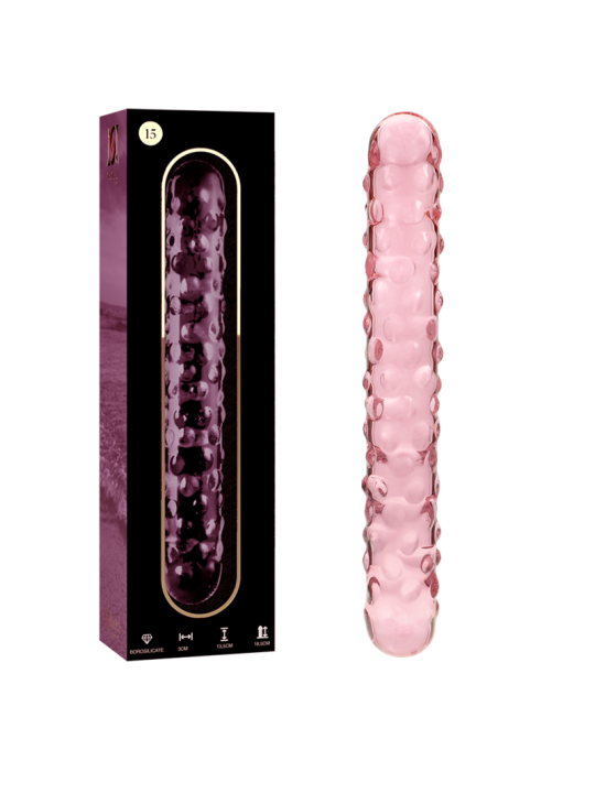 NEBULA SERIES BY IBIZA - MODELO 15 DILDO CRISTAL 18.5 CM -O- 3 CM