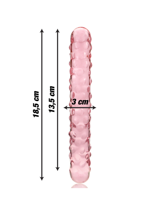NEBULA SERIES BY IBIZA - MODELO 15 DILDO CRISTAL 18.5 CM -O- 3 CM