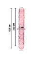 NEBULA SERIES BY IBIZA - MODELO 15 DILDO CRISTAL 18.5 CM -O- 3 CM