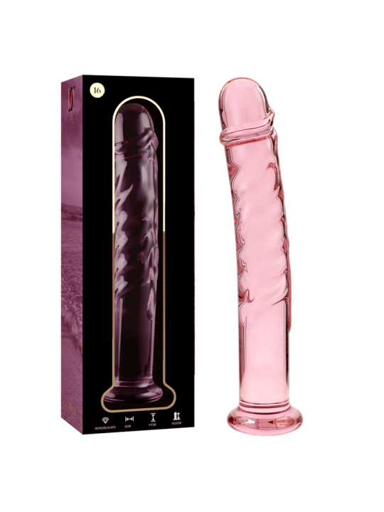 NEBULA SERIES BY IBIZA - MODELO 16 DILDO CRISTAL 18.5 CM -O- 3 CM