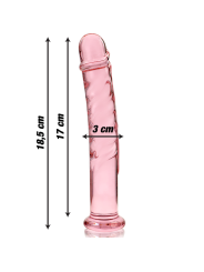 NEBULA SERIES BY IBIZA - MODELO 16 DILDO CRISTAL 18.5 CM -O- 3 CM