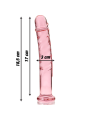 NEBULA SERIES BY IBIZA - MODELO 16 DILDO CRISTAL 18.5 CM -O- 3 CM