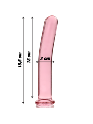 NEBULA SERIES BY IBIZA - MODELO 17 DILDO CRISTAL 18.5 CM -O- 3 CM
