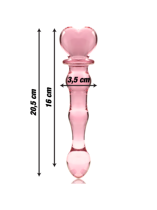 NEBULA SERIES BY IBIZA - MODELO 21 DILDO CRISTAL 20.5 CM -O- 3.5 CM