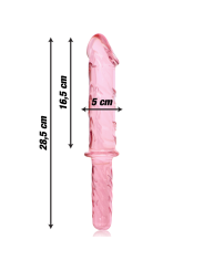 NEBULA SERIES BY IBIZA - MODELO 24 DILDO CRISTAL 28.5 CM -O- 5 CM