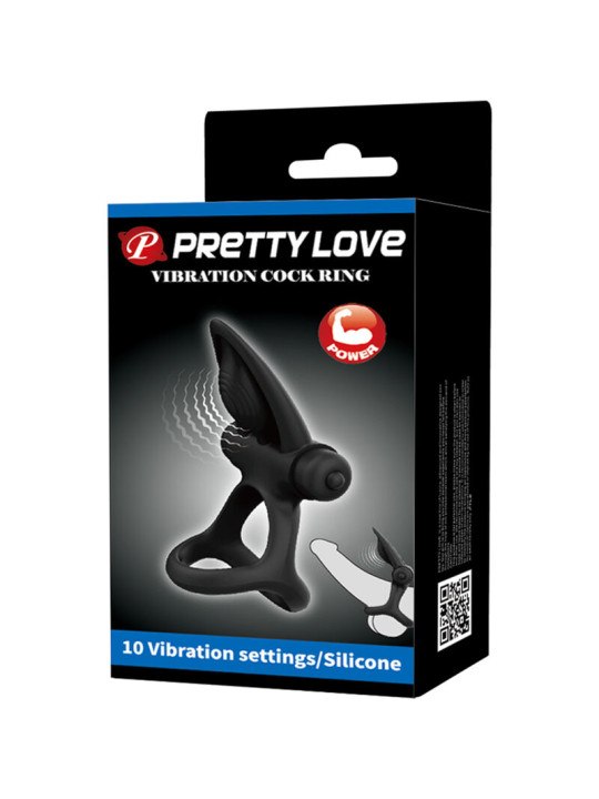 PRETTY LOVE - ANILLO VIBRADOR 10 VIBRACIONES SILICONA