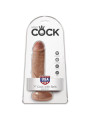 KING COCK - PENE REALÍSTICO CON TESTÍCULOS CARAMELO