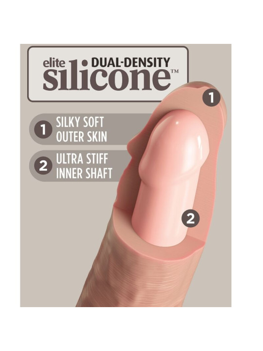 KING COCK - ÉLITE DILDO REALÍSTICO SILICONA