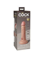 KING COCK - ÉLITE DILDO REALÍSTICO VIBRADOR & SILICONA