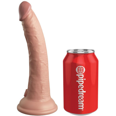 KING COCK - ÉLITE DILDO REALÍSTICO VIBRADOR & SILICONA CONTROL REMOTO