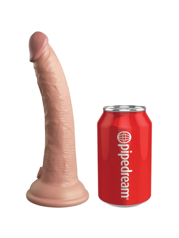 KING COCK - ÉLITE DILDO REALÍSTICO VIBRADOR & SILICONA CONTROL REMOTO