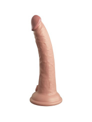 KING COCK - ÉLITE DILDO REALÍSTICO VIBRADOR & SILICONA CONTROL REMOTO