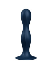 SATISFYER - DOUBLE BALL-R DILDO SILICONA