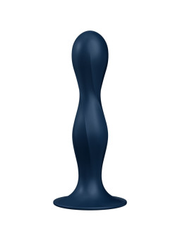 SATISFYER - DOUBLE BALL-R DILDO SILICONA