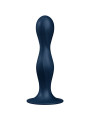 SATISFYER - DOUBLE BALL-R DILDO SILICONA