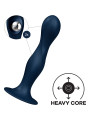 SATISFYER - DOUBLE BALL-R DILDO SILICONA