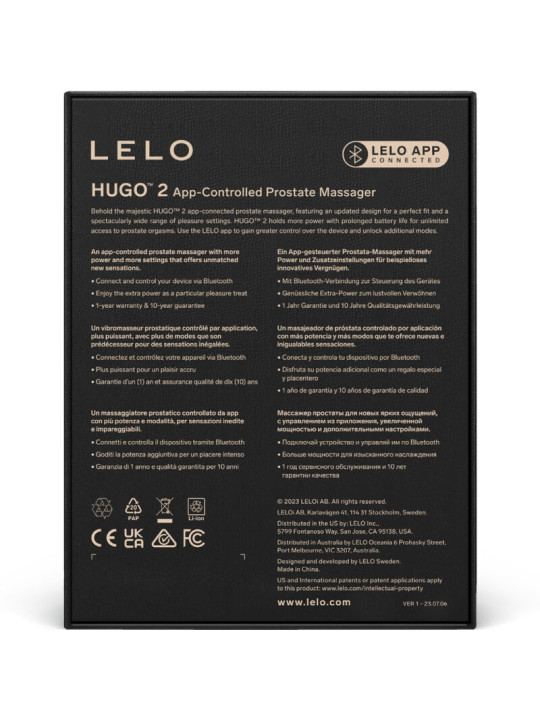 LELO - HUGO 2 MASAJEADOR DE PROSTATA