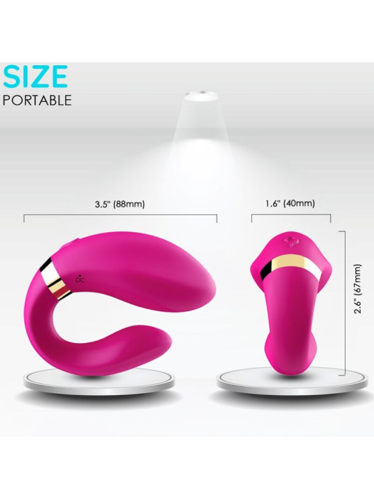 Armony Crescent: vibrador para parejas con mando a distancia