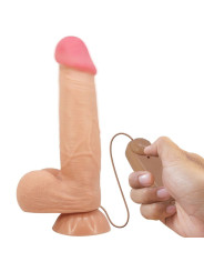 PRETTY LOVE - SLIDING SKIN SERIES DILDO REALÍSTICO CON VENTOSA PIEL DESLIZANTE CONTROL REMOTO NATURAL