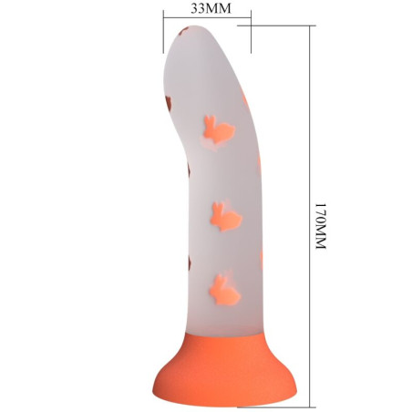 PRETTY LOVE - MAGICAL NIGHTFALL DILDO SIN VIBRACIÓN LUMINOSO