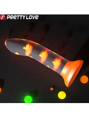 PRETTY LOVE - MAGICAL NIGHTFALL DILDO SIN VIBRACIÓN LUMINOSO