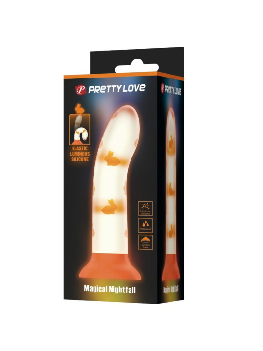 PRETTY LOVE - MAGICAL NIGHTFALL DILDO SIN VIBRACIÓN LUMINOSO