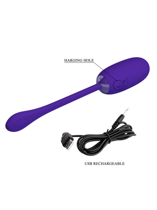 PRETTY LOVE - JULIUS HUEVO VIBRADOR IMPERMEBLE & RECARGABLE