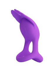 PRETTY LOVE - SILAS ANILLO VIBRADOR 7 VIBRACIONES SILICONA