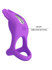 PRETTY LOVE - SILAS ANILLO VIBRADOR 7 VIBRACIONES SILICONA