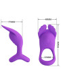 PRETTY LOVE - SILAS ANILLO VIBRADOR 7 VIBRACIONES SILICONA