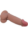 PRETTY LOVE - SLIDING SKIN SERIES DILDO REALÍSTICO CON VENTOSA PIEL DESLIZANTE MORENO