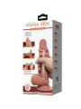 PRETTY LOVE - SLIDING SKIN SERIES DILDO REALÍSTICO CON VENTOSA PIEL DESLIZANTE MORENO