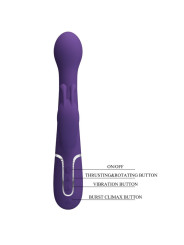 PRETTY LOVE - DEJON VIBRADOR RABBIT 3 EN 1 MULTIFUNCIÓN