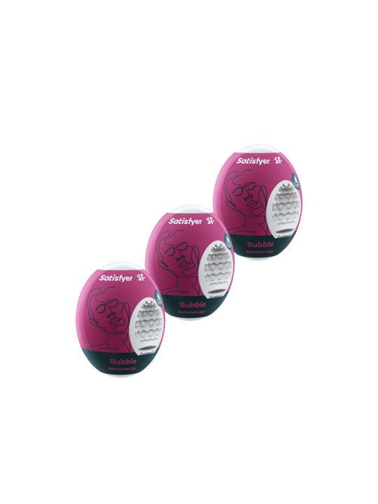 Huevo Masturbador Satisfyer 3 Unidades