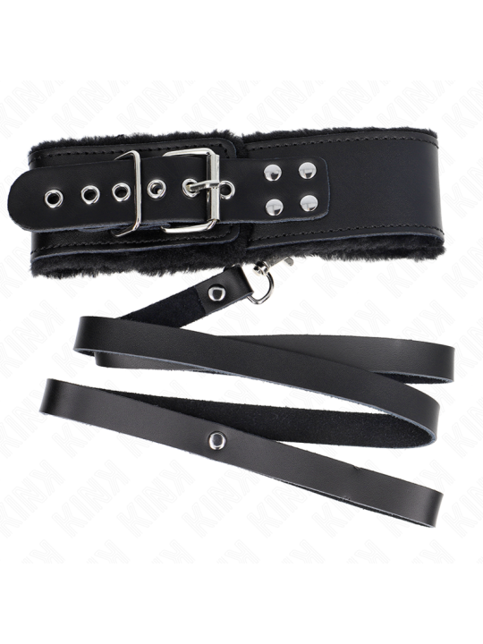KINK - COLLAR CON CORREA 116 CM DE PIEL AJUSTABLE 40-48 CM X 6 CM