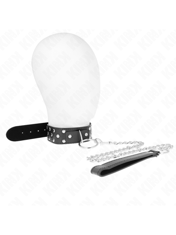 KINK - COLLAR CON CORREA 65 CM REMACHE ANILLA AJUSTABLE 36-50 CM X 3.8 CM